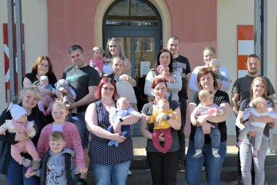 Babybegrüßung: Das sind die jüngsten Stollberger - Im Kulturbahnhof in Stollberg hat das 38. Babytreffen stattgefunden.