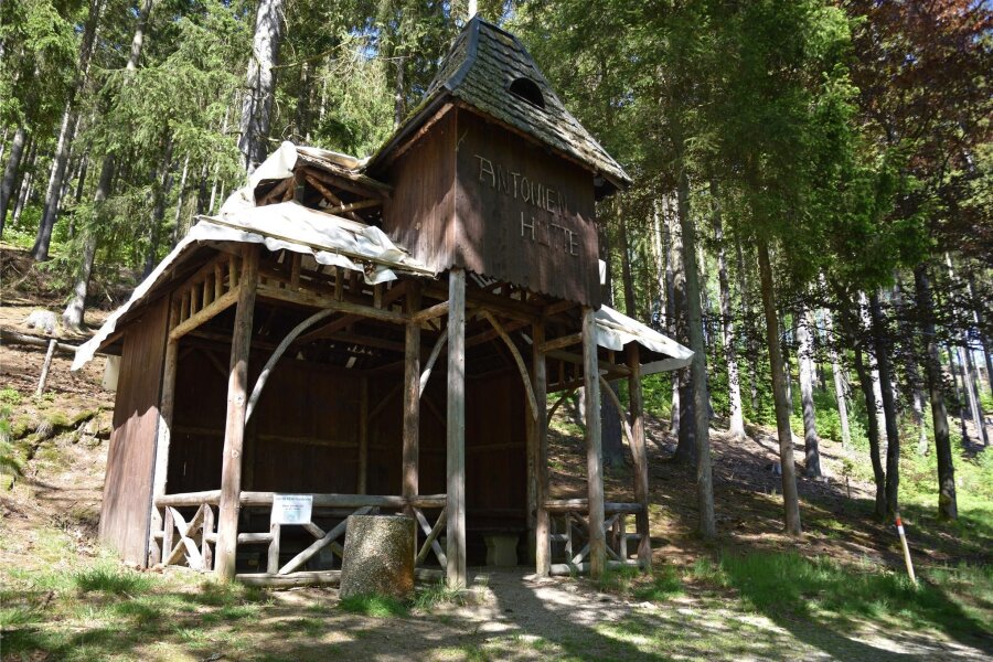 Bad Elster: Geld für die Rettung der Antonienhütte ist da - aber es reicht nicht - Die 120 Jahre alte, denkmalgeschützte Antonienhütte am Forellenteich in Bad Elster soll saniert werden.