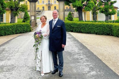 Barbara Klepsch hat Ärzte-Chef geheiratet - Barbara Klepsch und Erik Bodendieck sind schon lange ein Paar. Nun haben sie in Moritzburg geheiratet. 