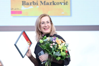 Preisträgerin Barbi Markovic. 