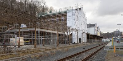 Bauarbeiten am Bahncampus deutlich teurer als gedacht - Der nördliche Kopfbau soll Mitte 2022 fertig gestellt sein.