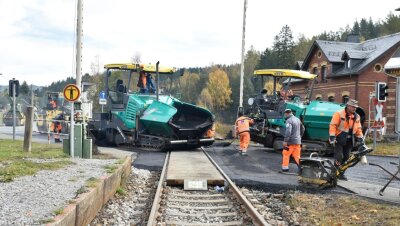 Bauarbeiten an Bahnübergängen dauern noch bis Mittwoch - 