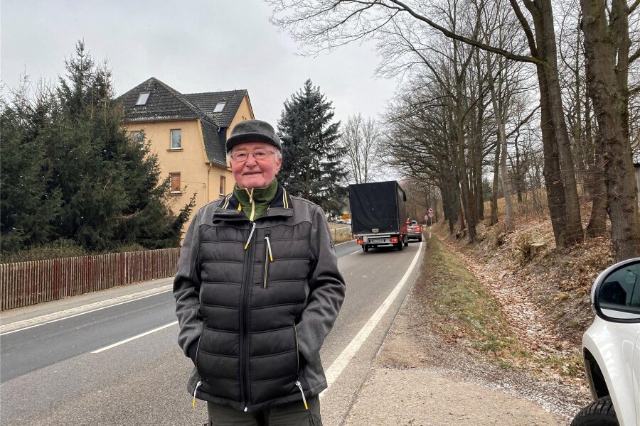 Bauernproteste: Mülsener wartet halbes Jahr auf Arzttermin – dann kam der Stau - Rentner Dieter Petzold wollte zum Augenarzt nach Zwickau.