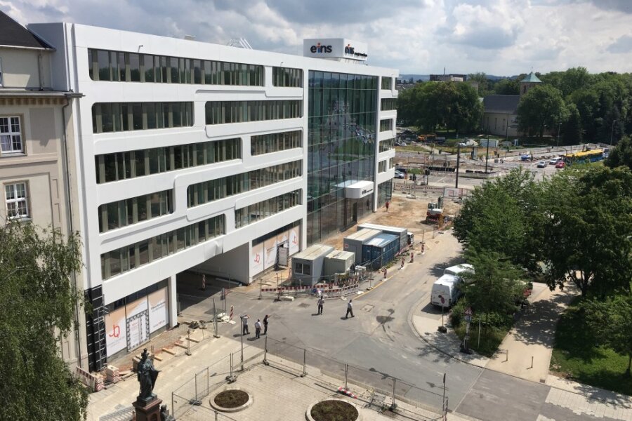 Baustelle am Chemnitzer Johannisplatz aufgehoben - Johannisstraße wieder befahrbar - 