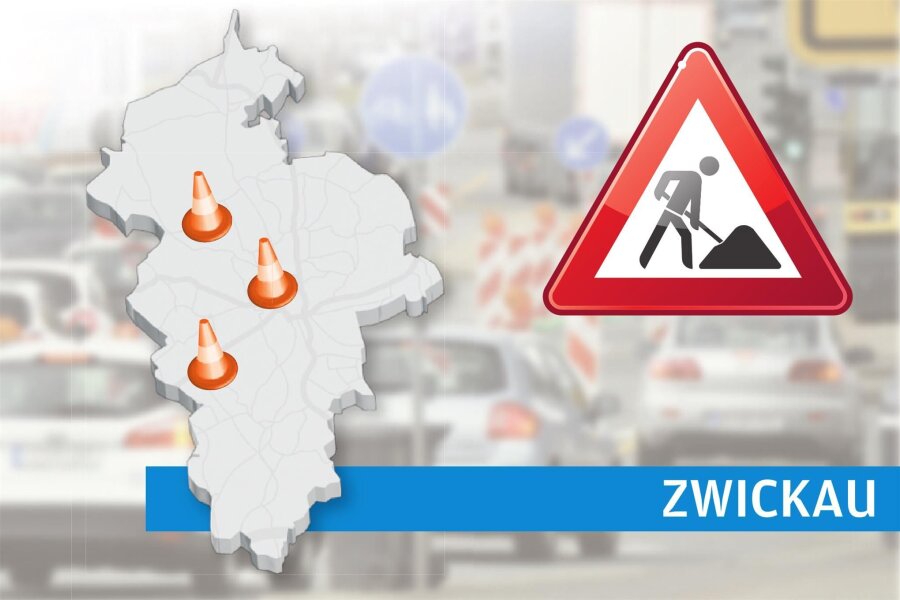 Baustellen in Zwickau: Diese Straßen sind gesperrt - Mit zahlreichen Baustellen ist in Zwickau zu rechnen.