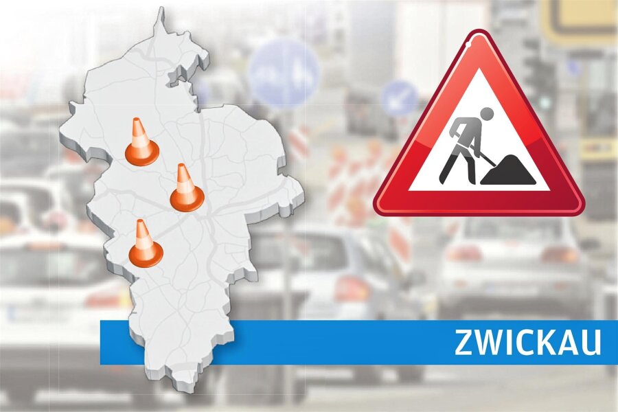 Baustellen in Zwickau in der 39. Kalenderwoche - Verkehrsteilnehmer müssen weiterhin mit zahlreichen Baustellen rechnen.