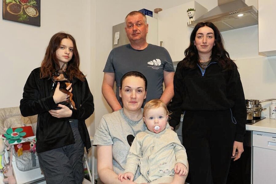 Behörde will ukrainische Familie nicht in Zwickau haben - Die Familie Rotach musste 2022 aus der Ukraine fliehen. Doch auch in Zwickau soll sie von Amtswegen nicht bleiben können. 
