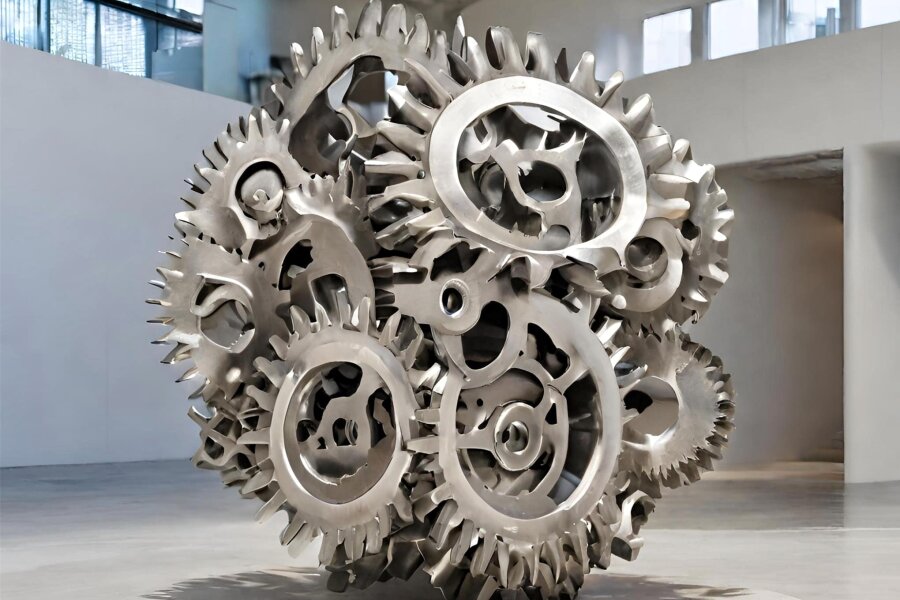 Bekommt Zschopau für das Kulturhauptstadtjahr ein KI-Kunstwerk? - KI-generiert: „Wheel of Fortune“.