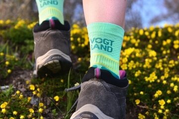 Beliebte Socke wird neu aufgelegt - Der Tourismusverband hat sich auf die Socken gemacht und weitere solcher Socken geordert. 