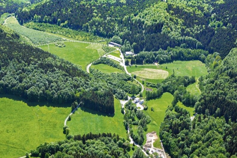 Nach dem Wismut-Bergbau renaturiert: Im Pöhlaer Luchsbachtal ist wieder Bergbau geplant. 