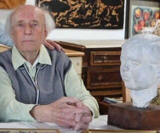 Berühmter Glauchauer Künstler wird 90 Jahre - Künstler Johannes Feige wird 90 Jahre alt. 