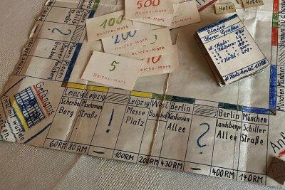 Berührende Familiengeschichte: Plauener Monopoly-Spiel aus der Nachkriegszeit aufgetaucht - Zwischen 1946 oder 1947 soll Albert das Spiel angefertigt haben.