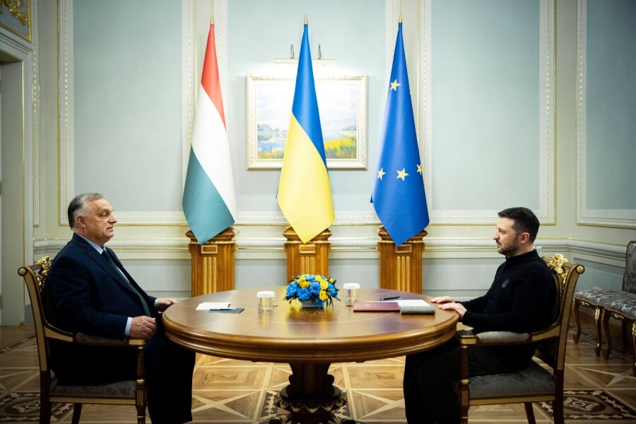 Besuch in Kiew: Orban schlägt Selenskyj Feuerpause vor - Erstmals seit Kriegsbeginn reiste Ungarns Regierungschef Viktor Orban nach Kiew.