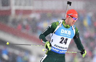 Biathlet Arnd Peiffer gewinnt WM-Einzel-Gold - Arnd Peiffer aus Deutschland bei der Biathlon-WM, Einzel, 20 Kilometer.