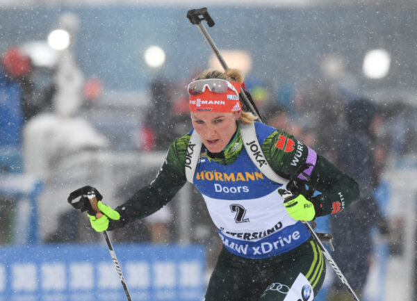 Biathlon: Erzgebirgerin Herrmann holt WM-Bronze im Massenstart - Denise Herrmann aus Deutschland.