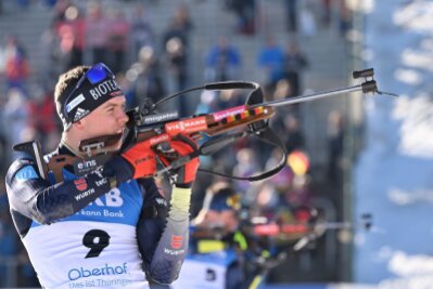 Biathlon: Sachse Strelow bucht Ticket für Weltcup-Auftakt - er Sachse Justus Strelow, hier im Februar in Oberhof, steht im deutschen Aufgebot für den Weltcup-Auftakt der Biathleten im schwedischen Östersund. 