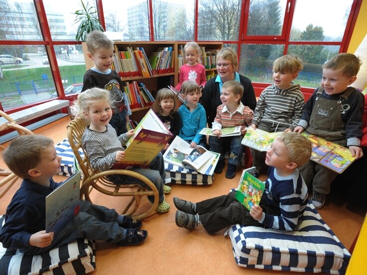 Bibliothek des Kindergartens an der Flemmingstraße