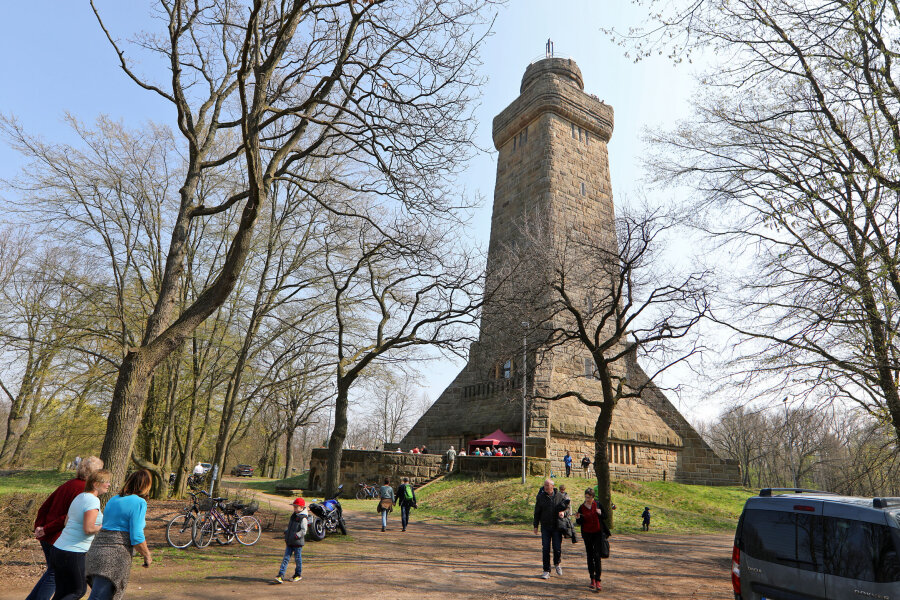 Bismarckturm in Glauchau wiedereröffnet - 