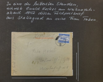 Bittere Weihnachtsgrüße aus dem Jahr 1942 von Stalingrad nach Rodewisch - Der Heiligabend-Brief von Ewald Heckel an seine Frau Tabea in Rodewisch.