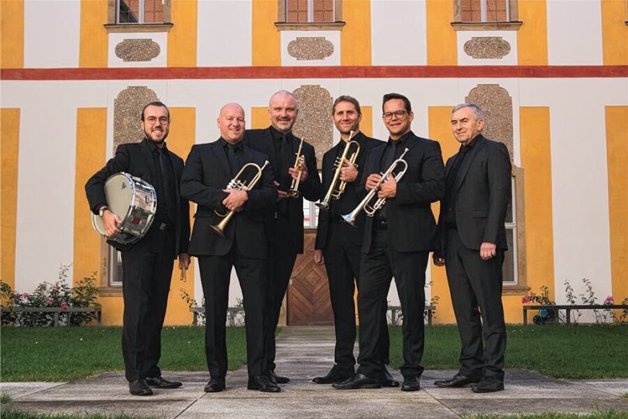Bläser, Orgel und Pauken sorgen für gewaltige Klangpracht in Crimmitschauer Kirche - Bavarian Brass sind am Sonntag in der Crimmitschauer Laurentiuskirche zu Gast.