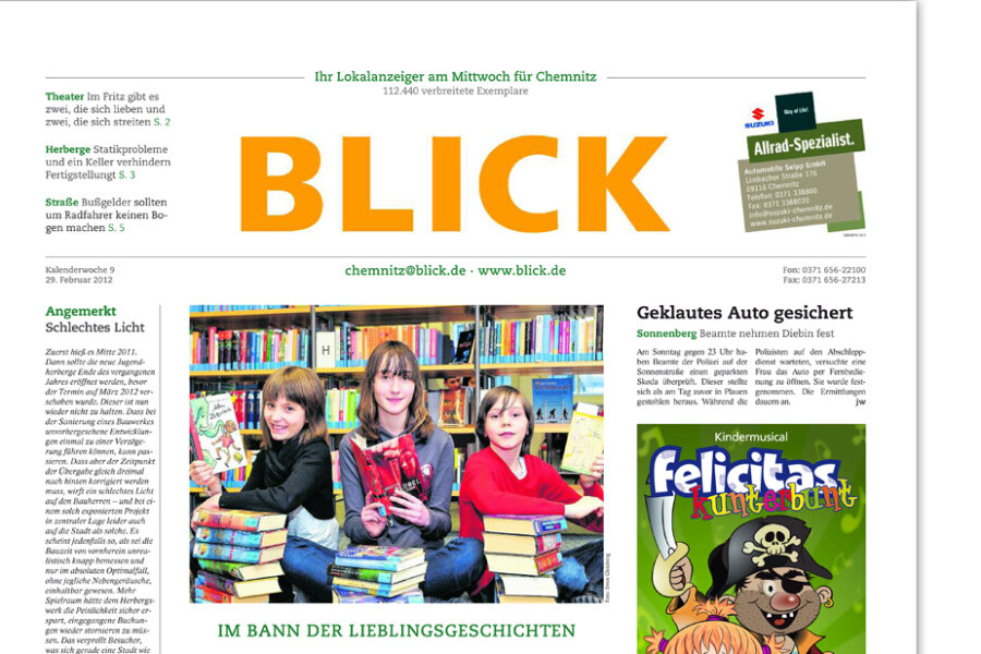 BLICK - Das große sächsische Anzeigenblatt - 