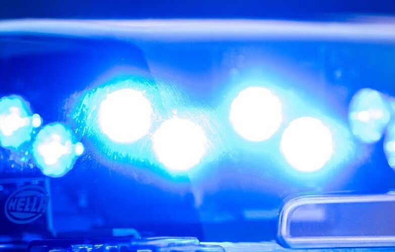            Ein Blaulicht an einer Polizeistreife.