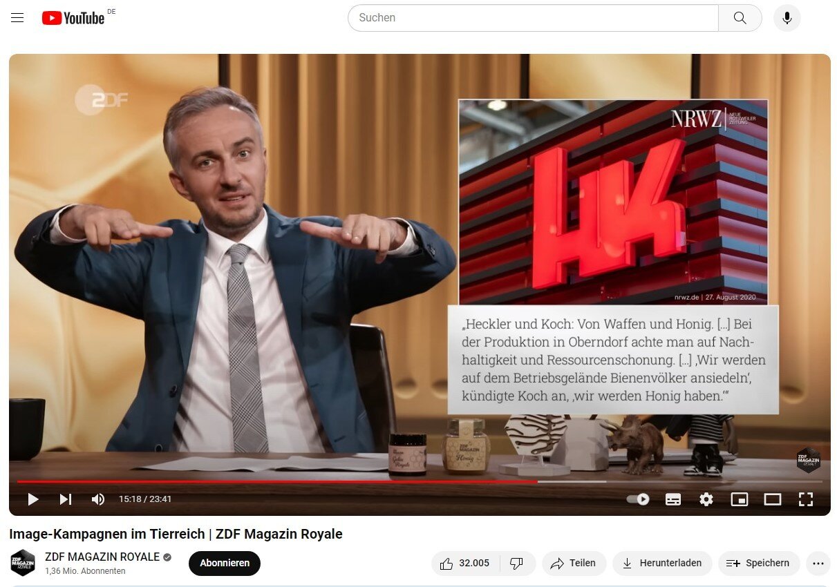 Böhmermann gegen sächsischen Imker Wann hören wir auf, uns gegenseitig zu verarschen?