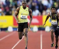 Bolts Trainingspartner soll unter Ertappten sein - Usain Bolt (l.) und Trainingspartner Yohan Blake (r.)