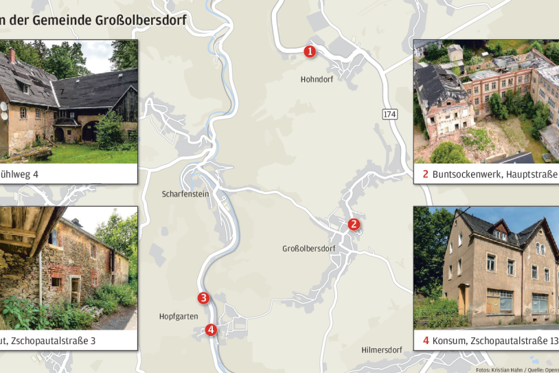 Brachen in Großolbersdorf: Ist Abriss die einzige Lösung? 