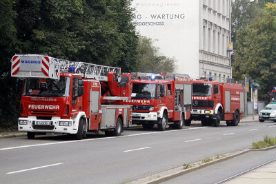 Brand im ehemaligen Chemnitzer Fundbüro - 