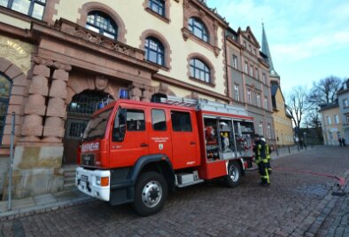 Brand im Geringswalder Rathaus - 