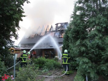 Brand in Brennstofflager - Scheune zerstört - 