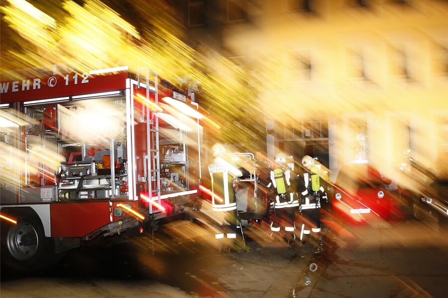 Brand in einem Keller in Zschopau - In Zschopau ist es am Sonnabend zu einem Kellerbrand gekommen. Verletzt wurde offenbar niemand.