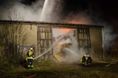 Brand in Langenau: Scheune wird Raub der Flammen - 