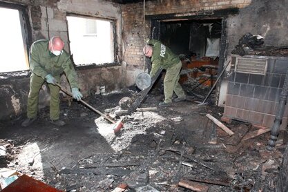 Brand in Oelsnitz: Bewohner in Sicherheit gebracht - 