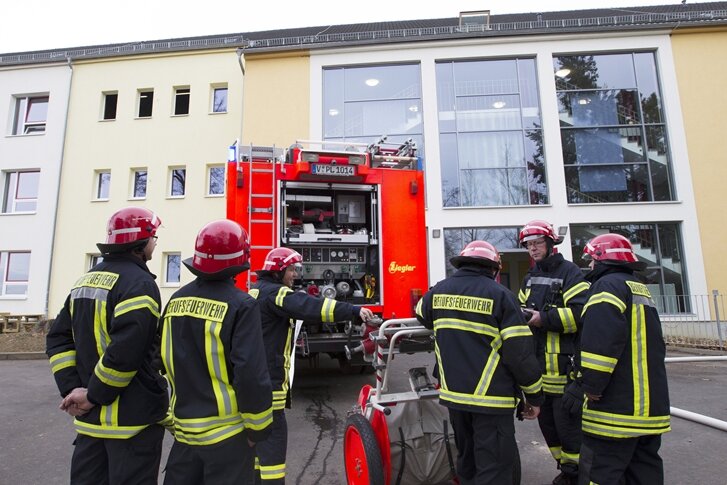 Brand in Plauener Grundschule gelöscht - 