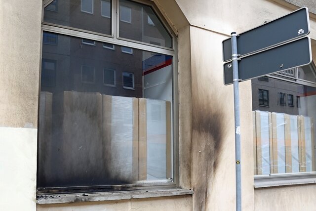 Brandanschlag auf Flüchtlingsunterkunft in Crimmitschau - 