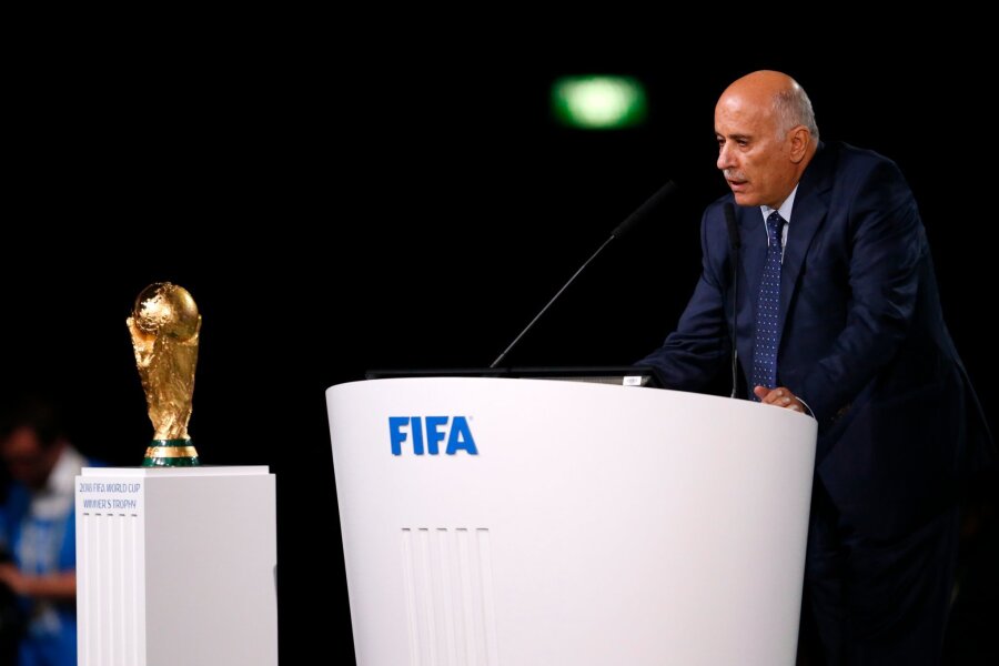 Brisanter Antrag setzt Gaza-Konflikt auf FIFA-Agenda - Dschibril Radschub ist der Präsident des palästinensischen Fußballverbandes.