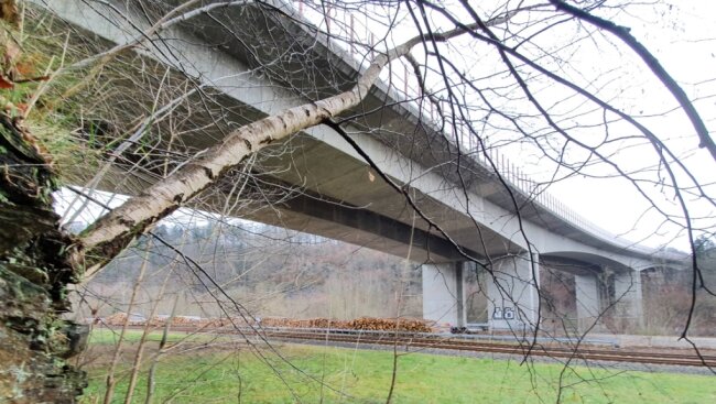 Ob die Brücke für die Zschopauer Umgehungsstraße auch zum Kunstobjekt wird, ist noch nicht sicher. 