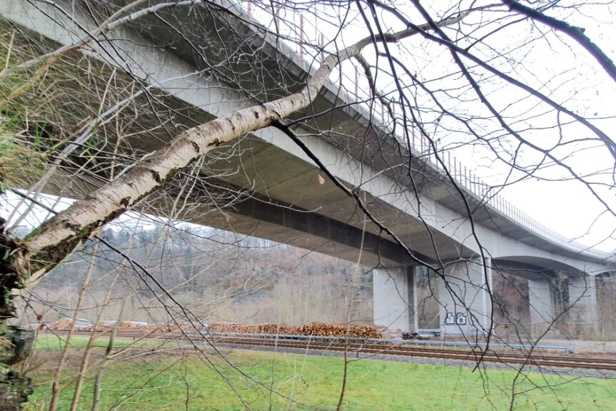 Ob die Brücke für die Zschopauer Umgehungsstraße auch zum Kunstobjekt wird, ist noch nicht sicher. 