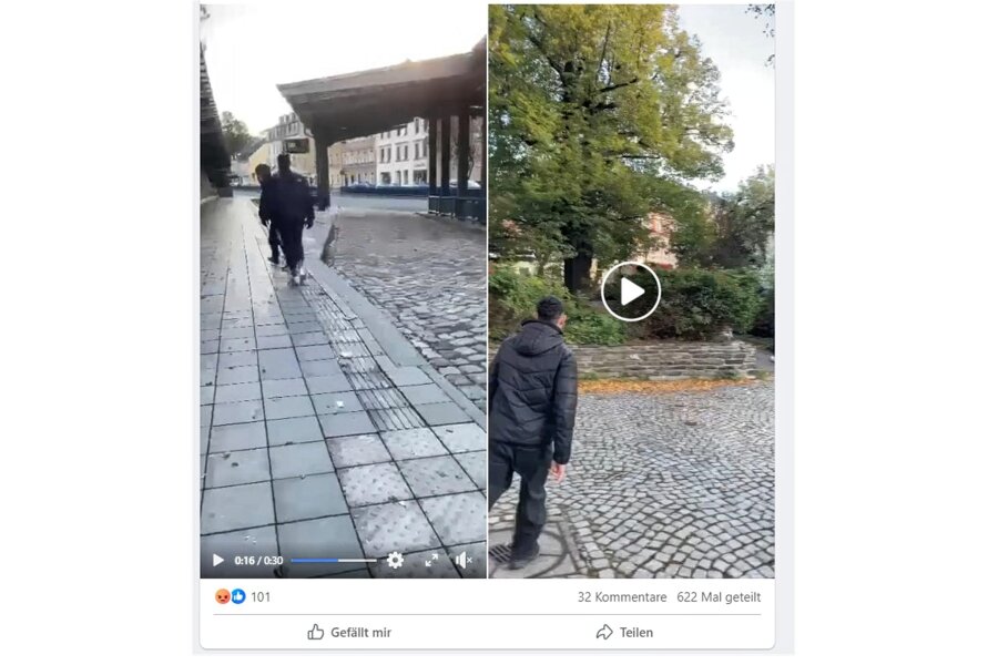 Brutale Attacke am Busbahnhof: Videos aus dem Erzgebirge verbreiten sich in den sozialen Netzwerken - Das Video der brutalen Attacke verbreitet sich schnell in den sozialen Netzwerken.