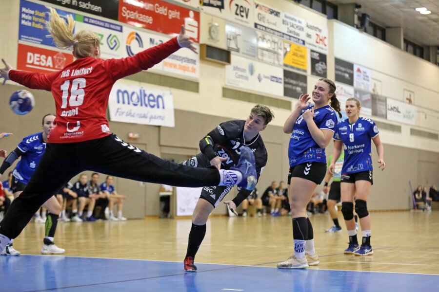 BSV Sachsen Zwickau gewinnt gegen Lintfort - Die Handballerinnen von BSV Sachsen Zwickau haben sich am Samstag gegen Lintfort durchgesetzt. 