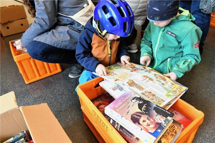 Bücherflohmarkt in Annaberg wartet mit Neuerung auf - In Annaberg findet ein Kinder-Bücherflohmarkt statt. 