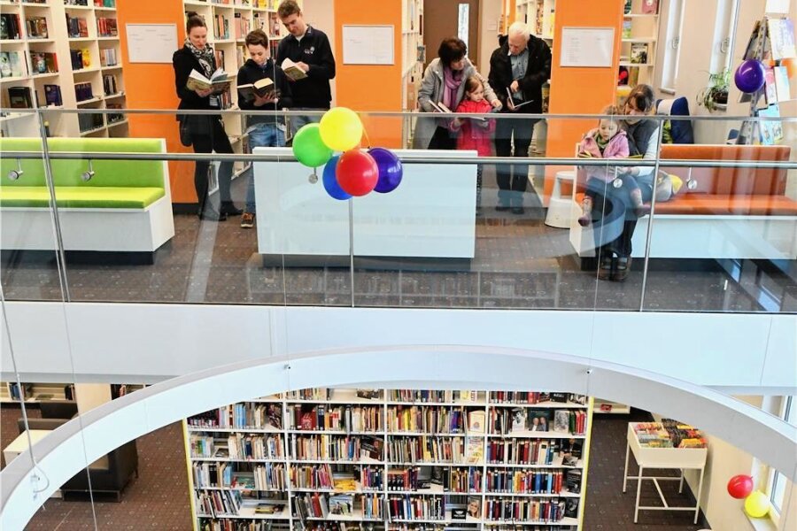 Bücherfreunde in Brand-Erbisdorf werden mehr - Seit 2018 befindet sich die Bibliothek an der Oberschule. 