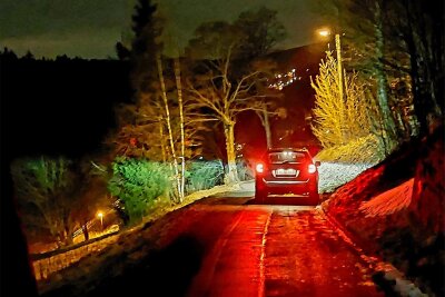 Bürger machen Druck: Probleme mit Straßenbeleuchtung in Gottesberg - DieStraßenbeleuchtung im Ortsteil Gottesberg ist seit längerem ein Problem.