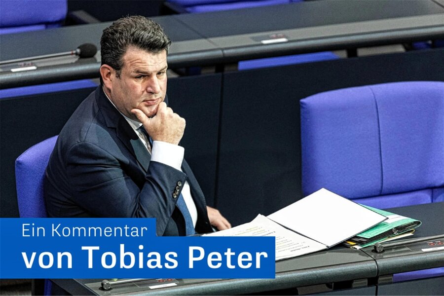Bürgergeld abschaffen? So einfach ist es nicht - Bundesarbeitsminister Hubertus Heil (SPD) während der Haushaltsdebatte im Bundestag.
