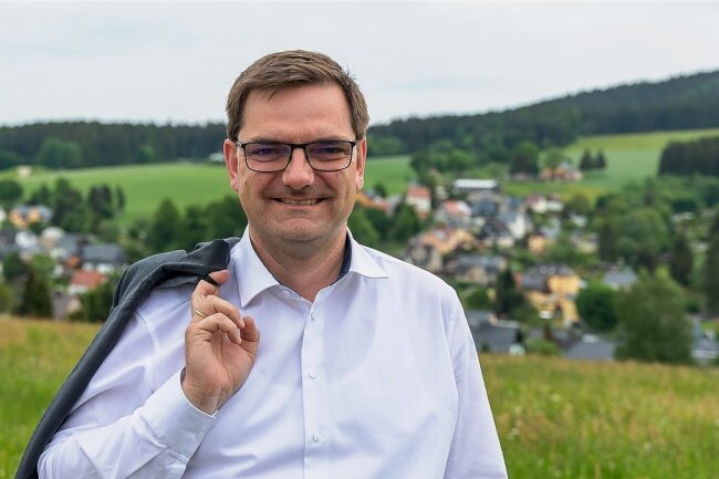 Andreas Gruner strebt eine weitere Amtszeit als Bürgermeister in Steinberg an. Seine Chancen stehen gut, er ist der einzige Bewerber.