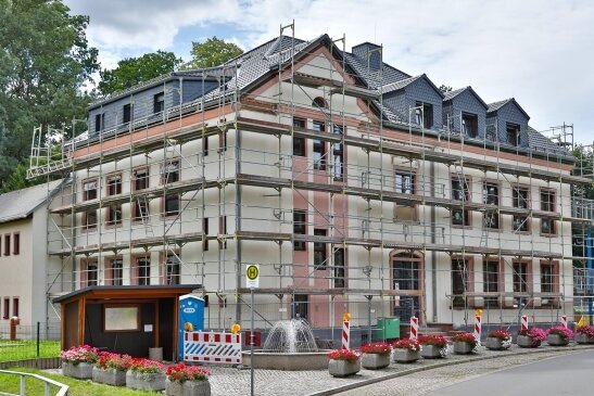 Die energetische Sanierung der Bernsdorfer Grundschule geht weiter.