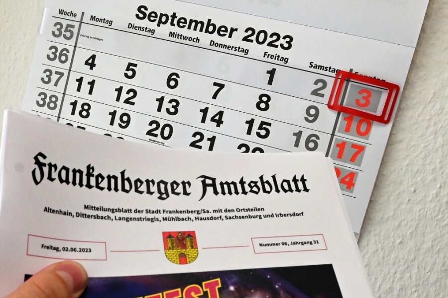 Bürgermeisterwahl in Frankenberg: Rededuell der Kandidaten - Am 3. September wählen die Frankenberger einen neuen Bürgermeister.