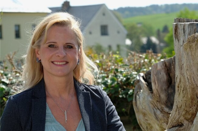 Kristin Haupt aus Elsterberg möchte ehrenamtliche Bürgermeisterin in Limbach werden. 